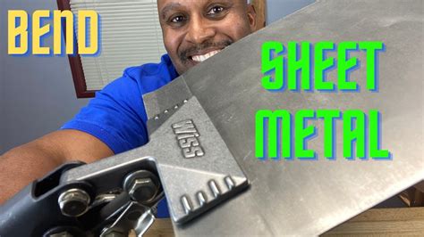 how to fold sheet metal by hand|bend sheet metal without brake.